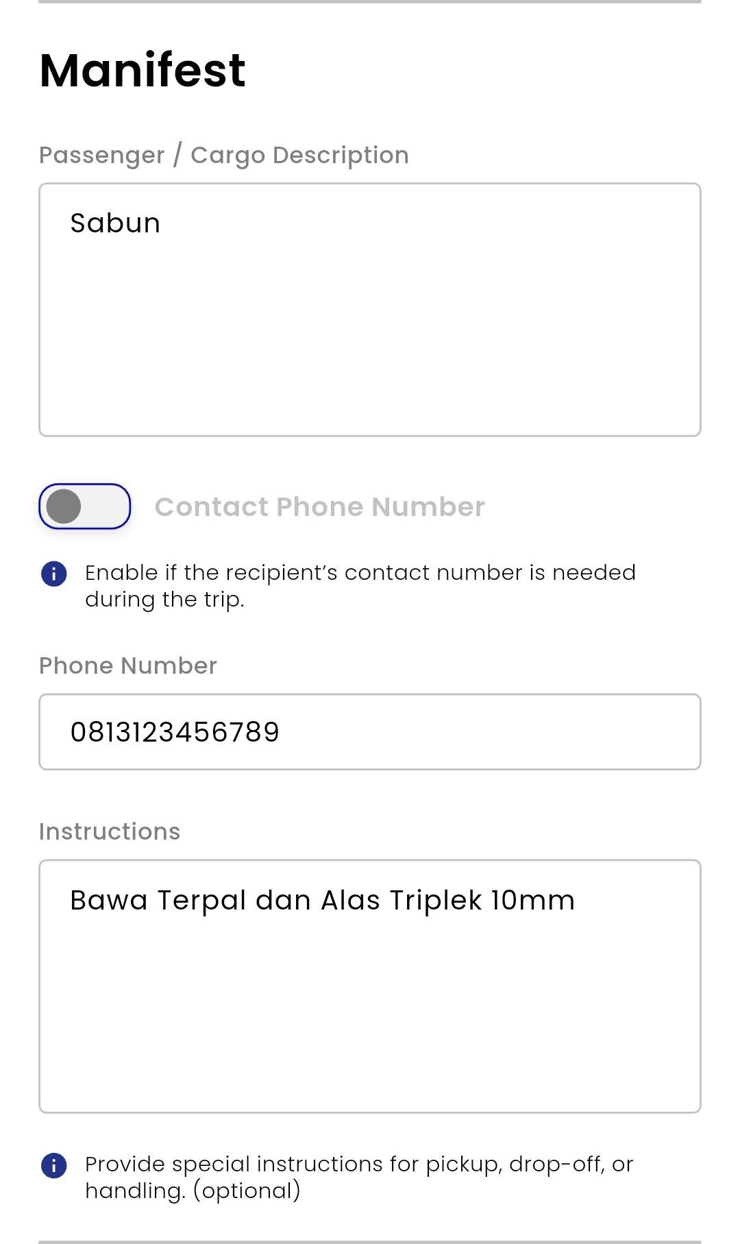 Manifest, Change Order Information.jpg